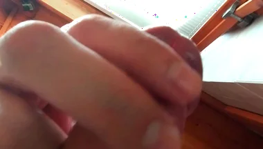Massaging My Cockhead Until I Cum