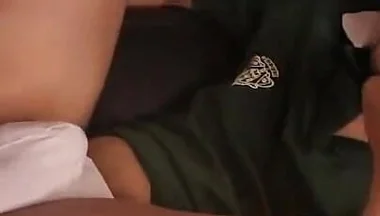 I Convince My Active Bisexual Neighbor with Girlfriend, to Let My Cock Be Put in Her Ass and Accept