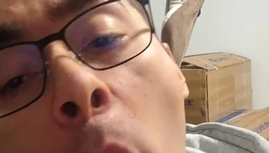College Boy Sucks Stepdaddy's Cock Until He Cums in His Mouth (dildo)