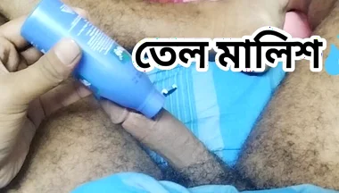 Desi Lungi Boy - Hard Dick Oil Massage and Hardcore Solo Flex