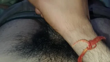 Indian Boy Rubbing His Penis
