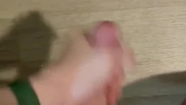 Hot 18yo Twink Destroying His Dick, Hardcore and Intensive Masturbation and Cum