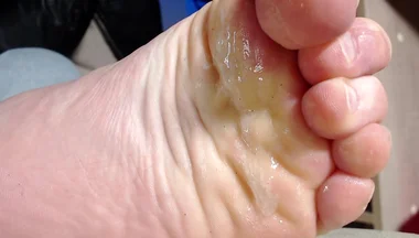 Domination - Sperm on Leg