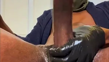 Wanking Swinging Stroking My BBC Cumming Hard