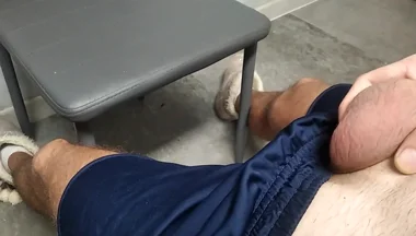 Skinny Handsome Boy Moaning, Nice Big Cock, Didn't Ejaculate in a Week, Massive Cumshot