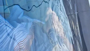 Stroking My Cock in the Pool