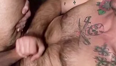 Hairy Gay Asshole Gets An Anal Creampie
