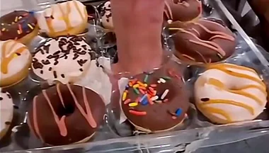Big Cock Serves Donuts with Extra Frosting