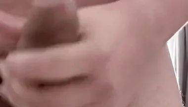 Playing with My Big Hard Cock