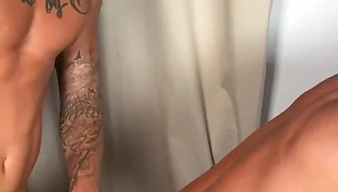 Tatted Latin Thug Fucks Muscle Stud Hardcore