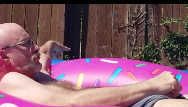 Jacking in the Pool by the Church