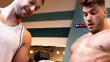 William Seeds Muscular Power Leaves Arno Antino Breathless In A Wild, Intense Gym Hookup