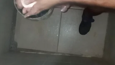 Slim Guy Takes His Shower to Masturbate