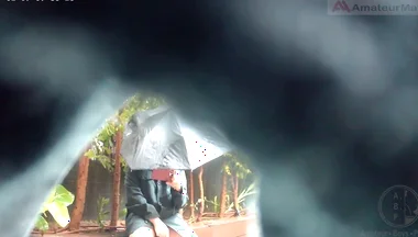 Amateur Guy Caught Peeing in a Public Park