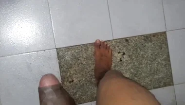 Boy Masterbating in the Bathroom Like a Slut