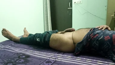 Indian police officer get sucked and fucked by neighbour