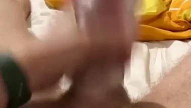 Gay Twink Playing with His New Toy. Big Hot Dick, a Lot of Cum and Sexy Masturbator- Full Video