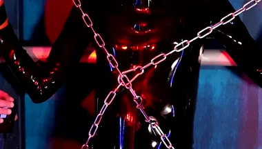 Chained up for Tom Baker's Electric Play