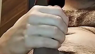 Big Cumshot on Live Stream