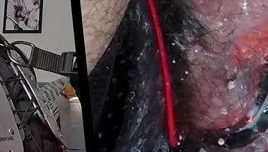 March 2026 Live Cam Show Recording - Ricky Cage Gets Machine-jacked for an Hour!
