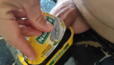 Canned Penis Recipe with Edible Oil.