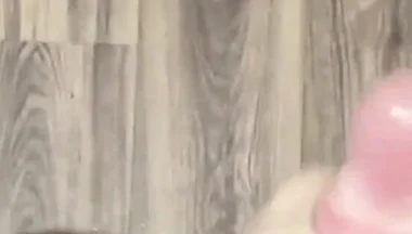Cumming on the Floor at Night