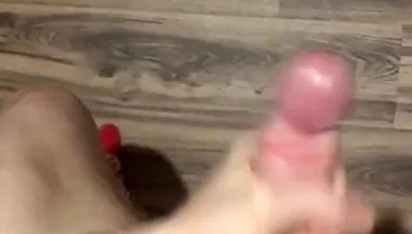 Big Dick Twink Solo Skinny Student Jerks off & Unloads Massive Cumshot!
