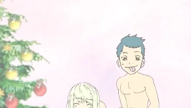 His Young Roommate Dressed as an Elf Gets Mercilessly Pounded Under the Christmas Tree!