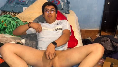 Jugando Con Un Dildo, En Castidad