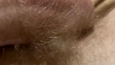 From Soft to Hard. Blond Hairy Dick