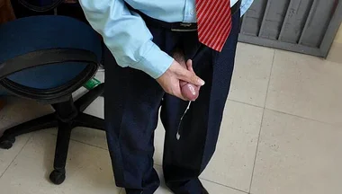 Teacher Boss Milking in the Office