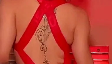 Femboy Burning with Desire and Showing off Her Sensual Body
