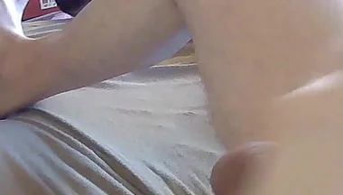 Strong Precum and Cumming After Edging