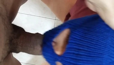 The Colombian Macho Masturbates While Twink Sucks His Fat Cock