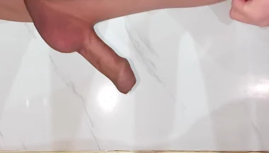 Foreskin Boy Milking and Cum