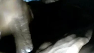 Cummimg Hard Stroking Slapping My Big Black Cock