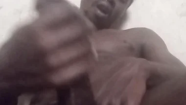 Oiled up Stroking My BBC Cumming Hard