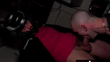 Phoenix Leo And Cliff Jensen In Warm Ups Hungry Hole Before Ass Pounding