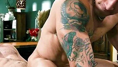Mischievous Siren Santiago Seduces Lonely Stepdad Derek Kage For A Good Breeding