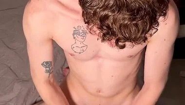 Stroking My Dick with a Soft Toy