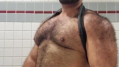 Man in Bathroom