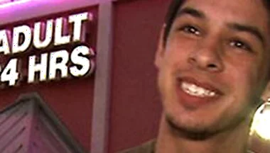 Tony Douglas Gets Surprised Pleasure From Richie Sabatini At The Glory Hole Booth