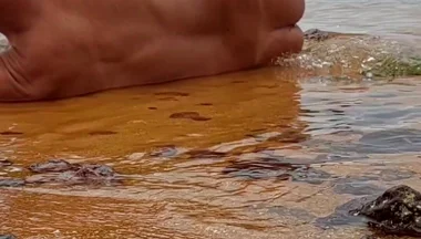 Ladysilva on the Beach Getting Naked What a Hot Tanned Ass with a Sexy Mark