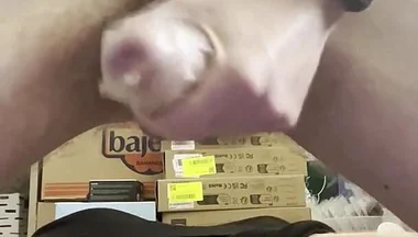 Horny Twink Fucking a Fleshlight Toy and Cumming Hard!