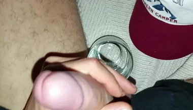 The Rich Big Cock Fucked the Glass Hard and the Internal Cumshot Was Massive
