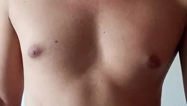 First Time Smelling Red Swim Trunks