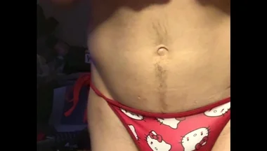 Cdmichelle Wearing Red Hello Kitty Bikini Swimsuit