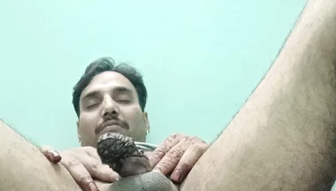 Indian Desi Man Enjoy Shower and Sex