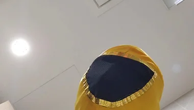 Wrestler in Toilet