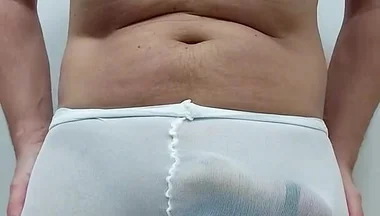 Masturbating with My Tights